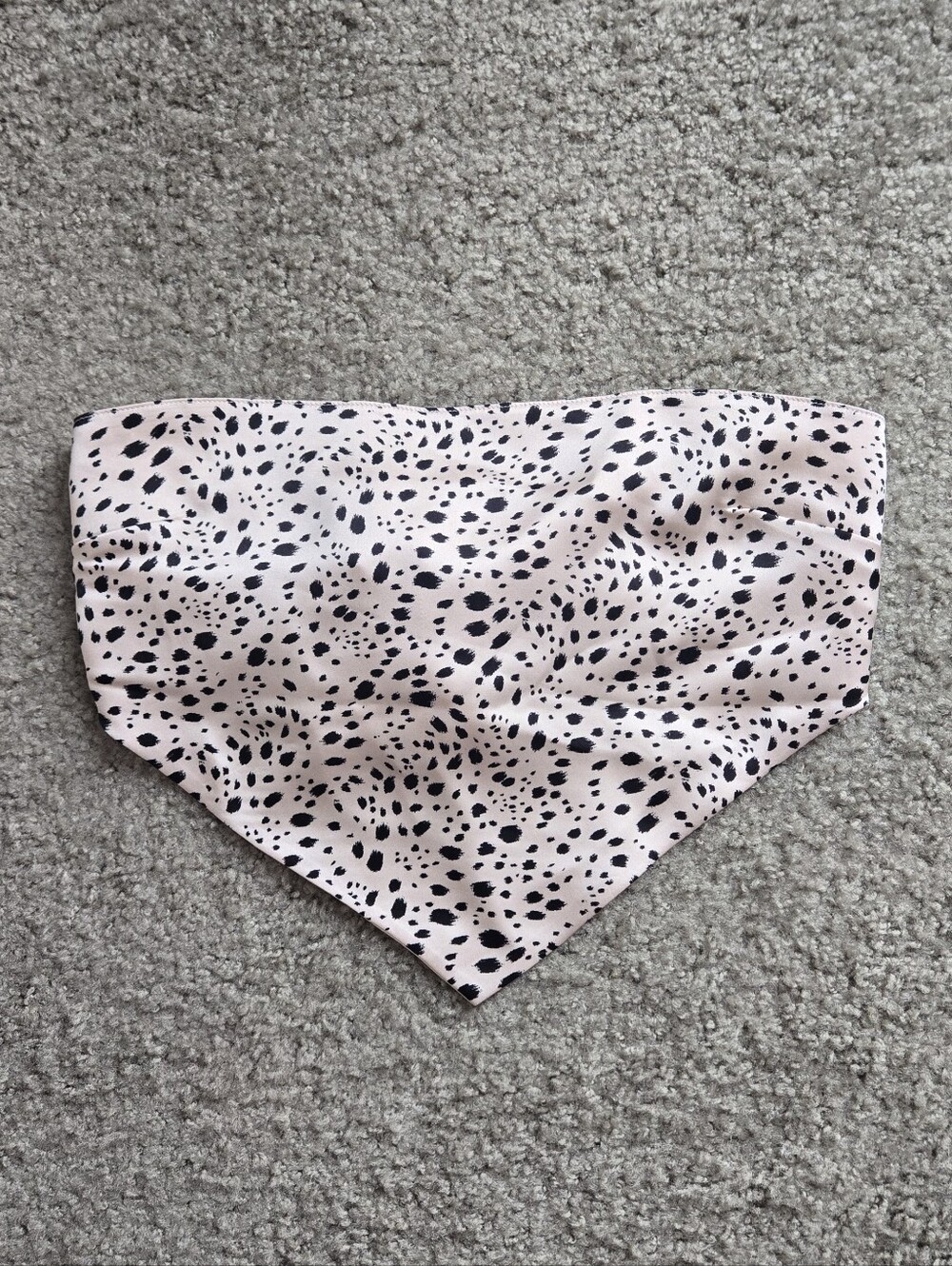 Satin Spotty Bandana Top